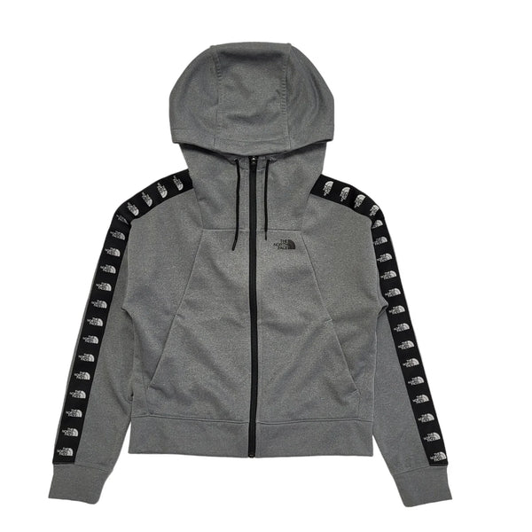 The North Face Grey Full Zip Hoodie Womens UK Size M DD20