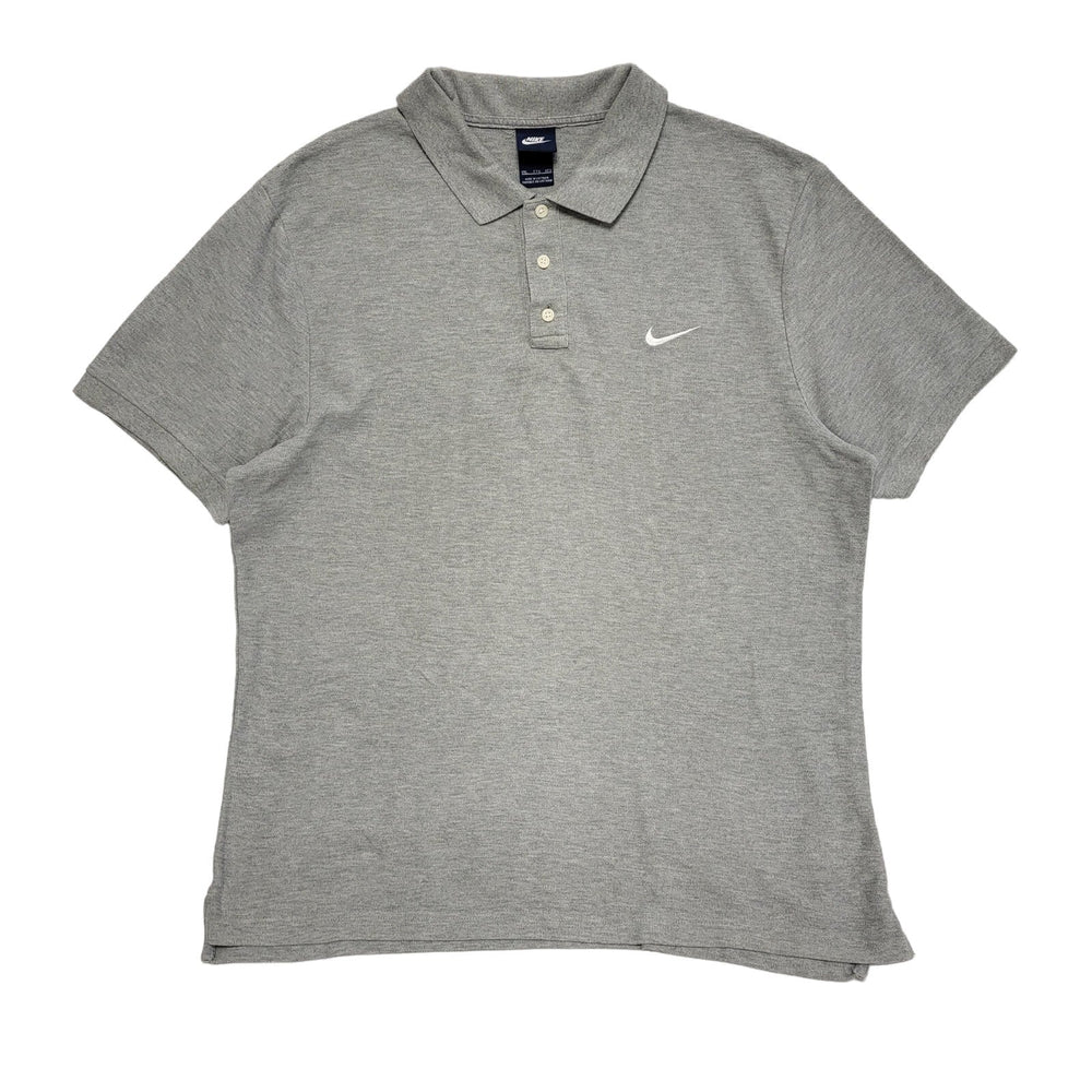 Nike Grey Short Sleeve Polo Slim Fit T-Shirt Uk Men's XXL EE23
