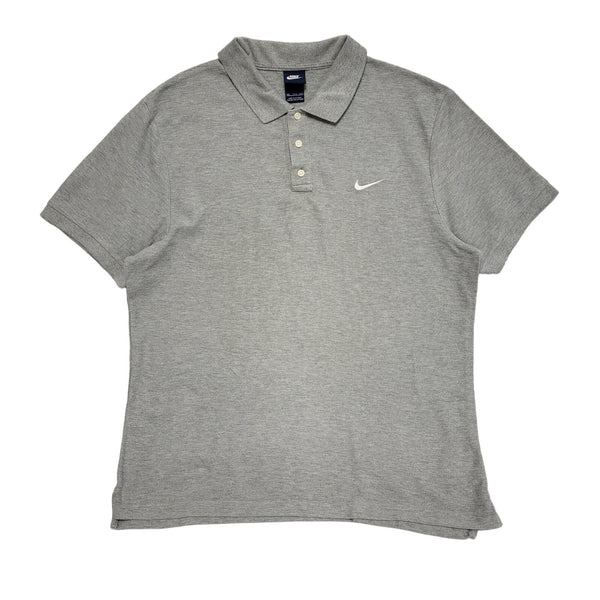 Nike Grey Short Sleeve Polo Slim Fit T-Shirt Uk Men's XXL EE23