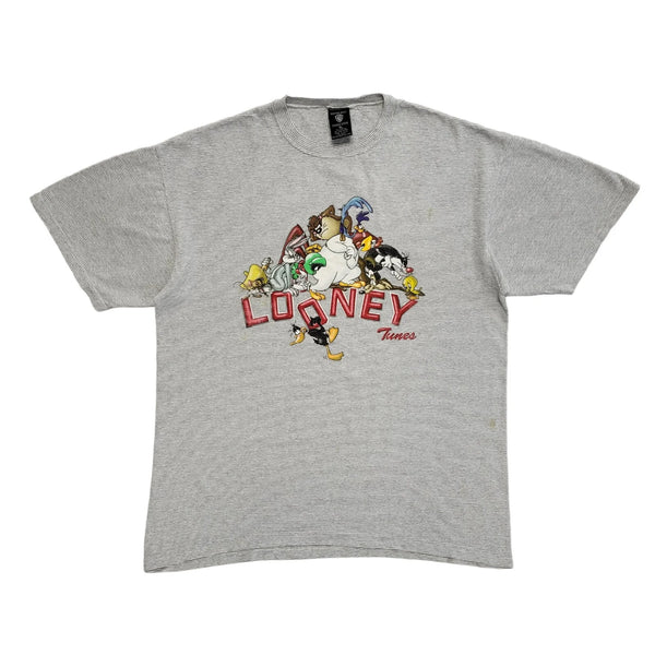Warner Bros Looney Tunes Grey Vintage 90s T-Shirt Uk Men's Size XL