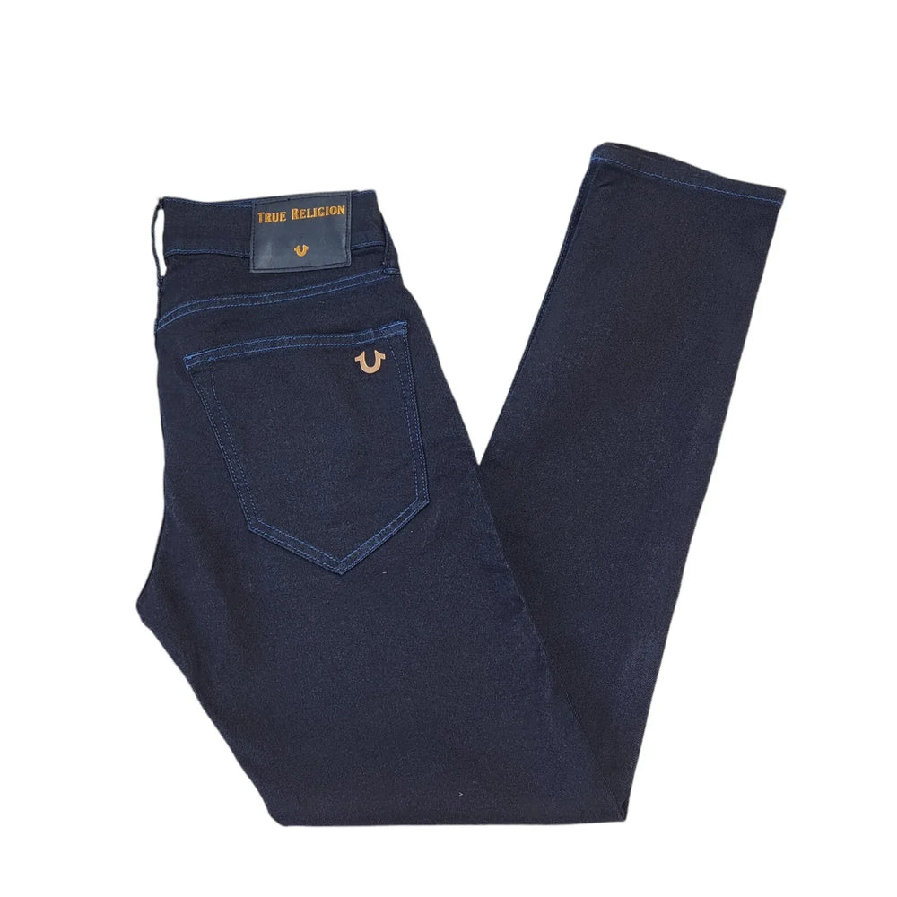True Religion Dark Blue Skinny Slim Denim Jeans Women's 10 W28 L31 EE152