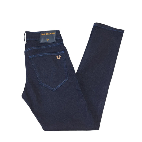 True Religion Dark Blue Skinny Slim Denim Jeans Women's 10 W28 L31 EE152