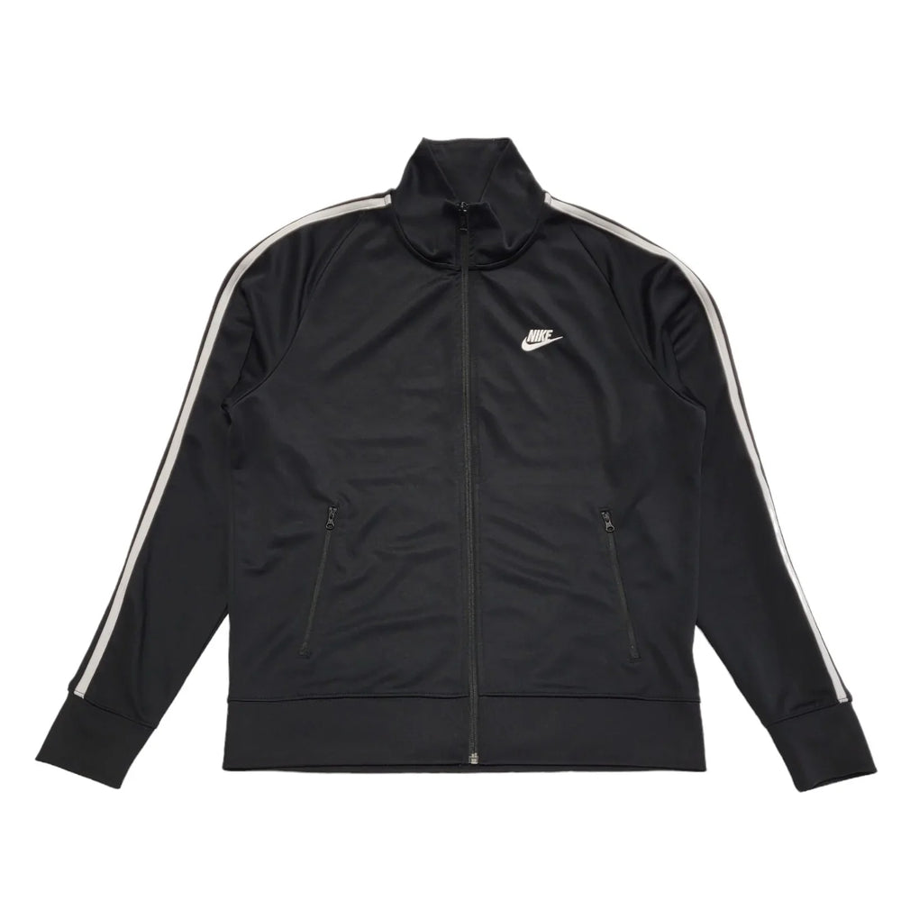 Nike Black White Trim High Neck Tracksuit Top/Jacket Uk Men's Size M CC794