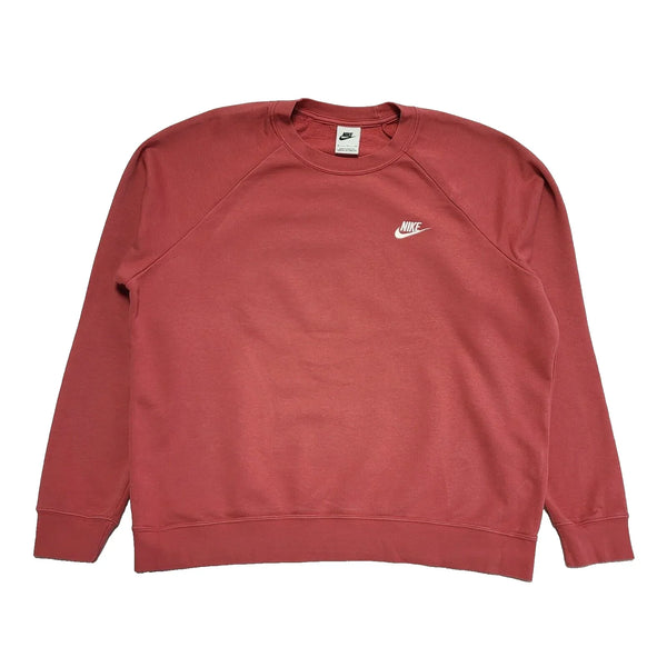 Nike Pink Round Neck Over-sized Sports Sweatshirt Uk Women's XL L574