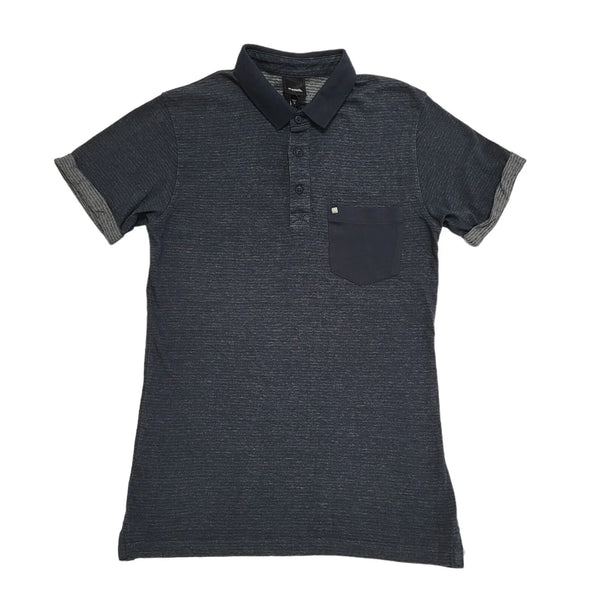 Bench Blue Slim Fit Stretch Cotton Polo T-Shirt Men's BNWT UK S EU 46 H373