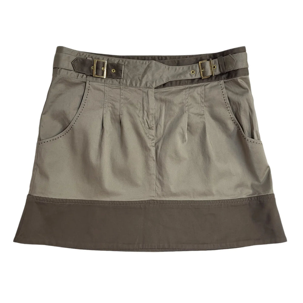 Ted Baker Brown Belted Short Skirt Women's UK 14 W32 EE188