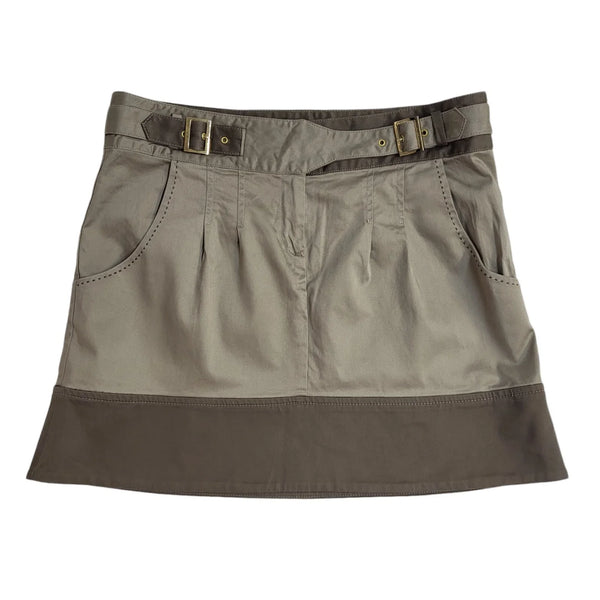 Ted Baker Brown Belted Short Skirt Women's UK 14 W32 EE188