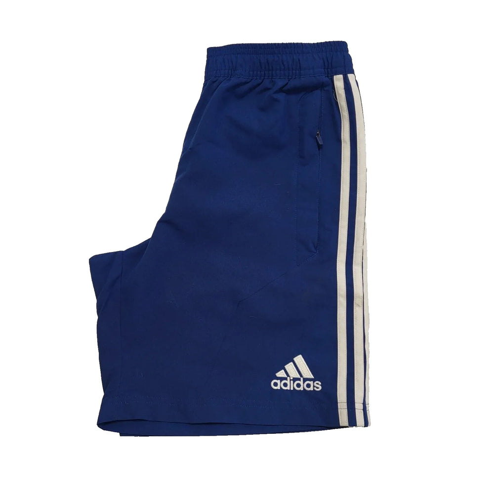 Adidas Chelsea FC Shorts Blue Drawstring Uk Men's Size S W30 L177