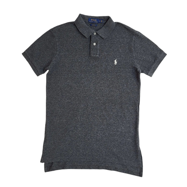Polo Ralph Lauren Y2K Grey Short Sleeve Polo T- Shirt Men's Size S