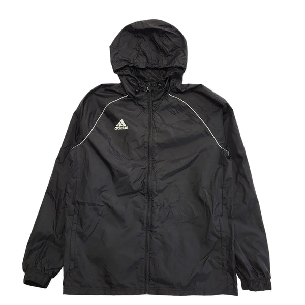 Adidas Black Long Sleeve Sports Lightweight Hooded Jacket UK Men's L BB684