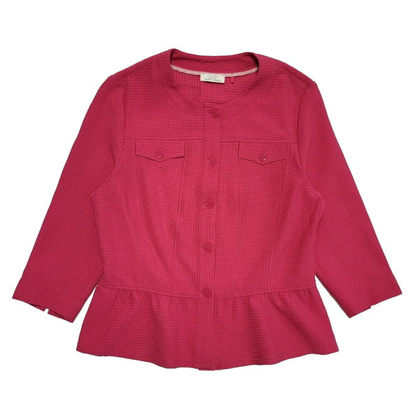 Gerry Weber Pink Button Dress Jacket UK Women's Size 10 L611