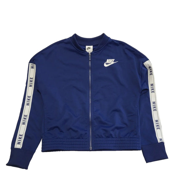 Nike Blue Tracksuit Top/ Jacket Full Zip Girls UK Size XL DD660