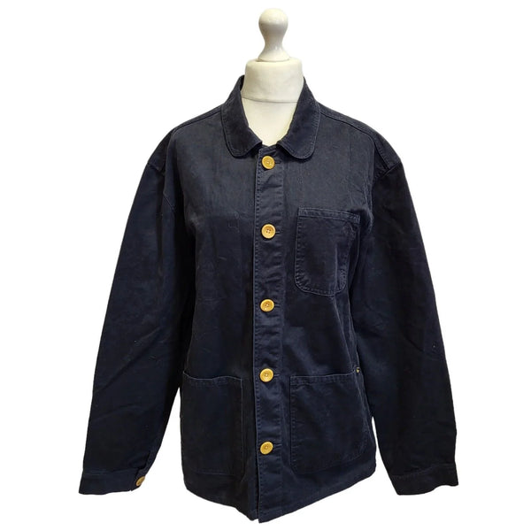 Tuktuk Navy Blue Button-Up Jacket Uk Women's 16 Eu 44 G9