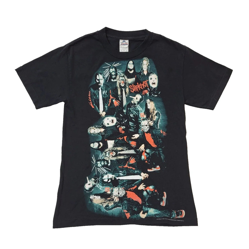 Alstyle Black Slipknot Vintage Crew Neck T-Shirt Men's Size Small