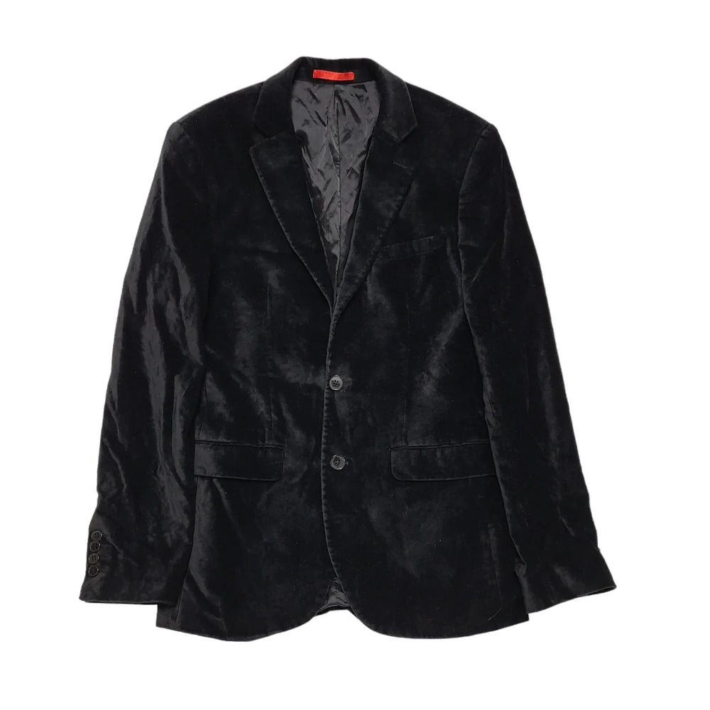 Dobell Black Y2k Blazer Suit Jacket Uk Men's Size Small 38"