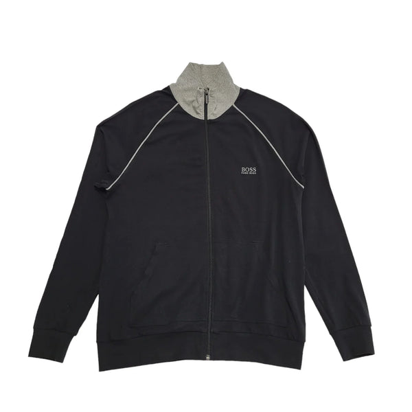 Hugo Boss Black High Neck Tracksuit Top/Jacket Uk Men's Small DD328