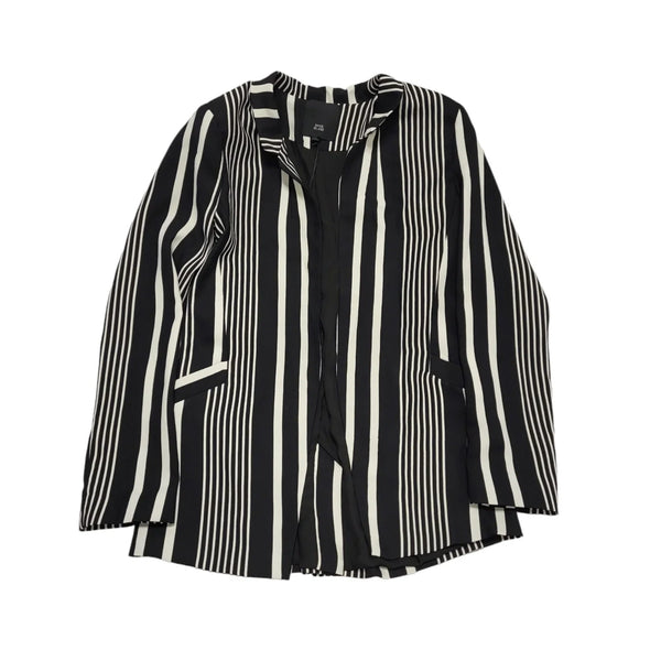 River Island Black & White Striped Dress Jacket Uk Women's Size 12 Bnwt CC256