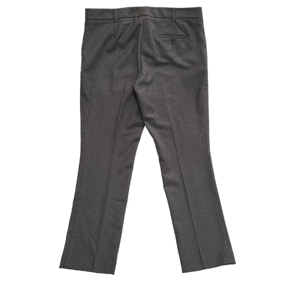 White Label Grey Oxford Fit Trousers Uk Women's 16 W34 L30 BB149