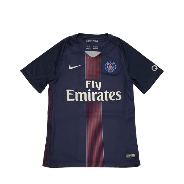 Nike Dri-Fit Navy Blue Paris Saint Germain Football Shirt UK Men's Small K331