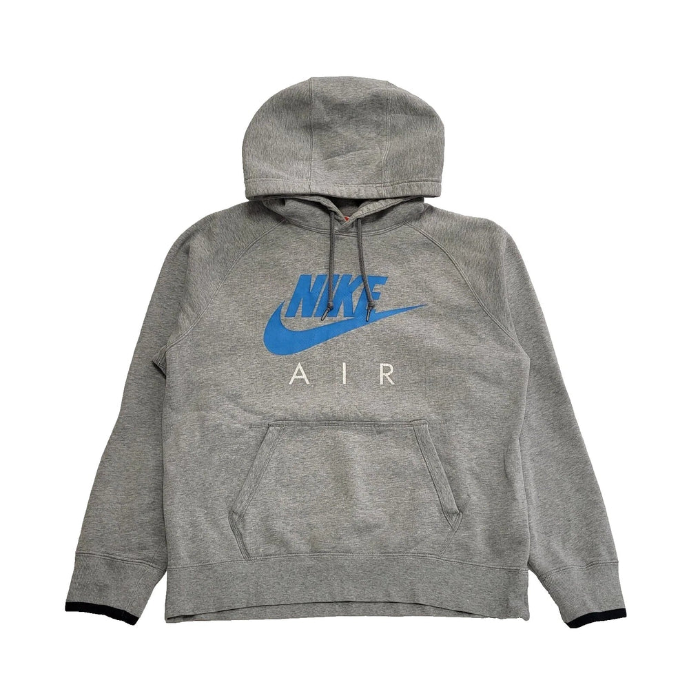 Nike Grey L/Sleeve Drawstring Sweatshirt Hoodie UK Men's Large K73