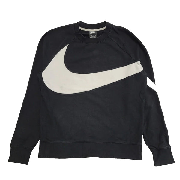 Nike Black Long Sleeve Crew Neck Casual Sports Sweatshirt Uk Men's Large K22
