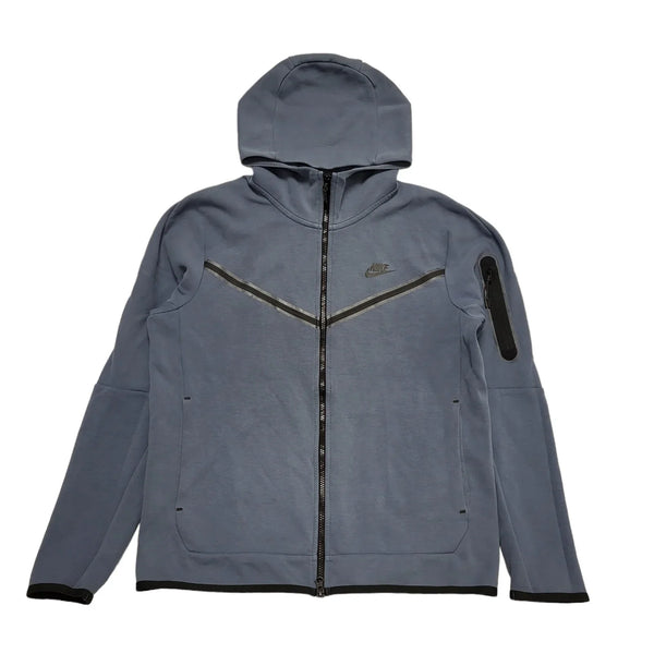 Nike Blue Full Zip Sweatshirt Hoodie Uk Men's Size Medium CC219