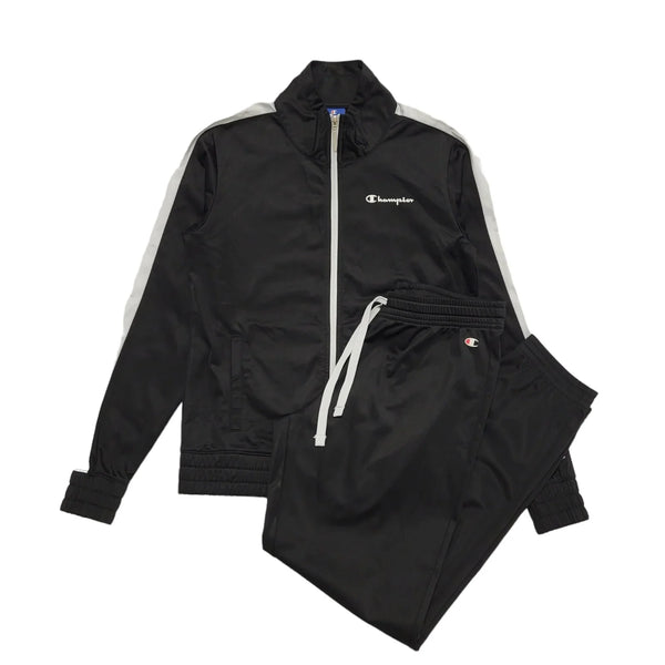 Champion Full Tracksuit Black Trackpants & Track Jacket Boys Size S W28  BB994