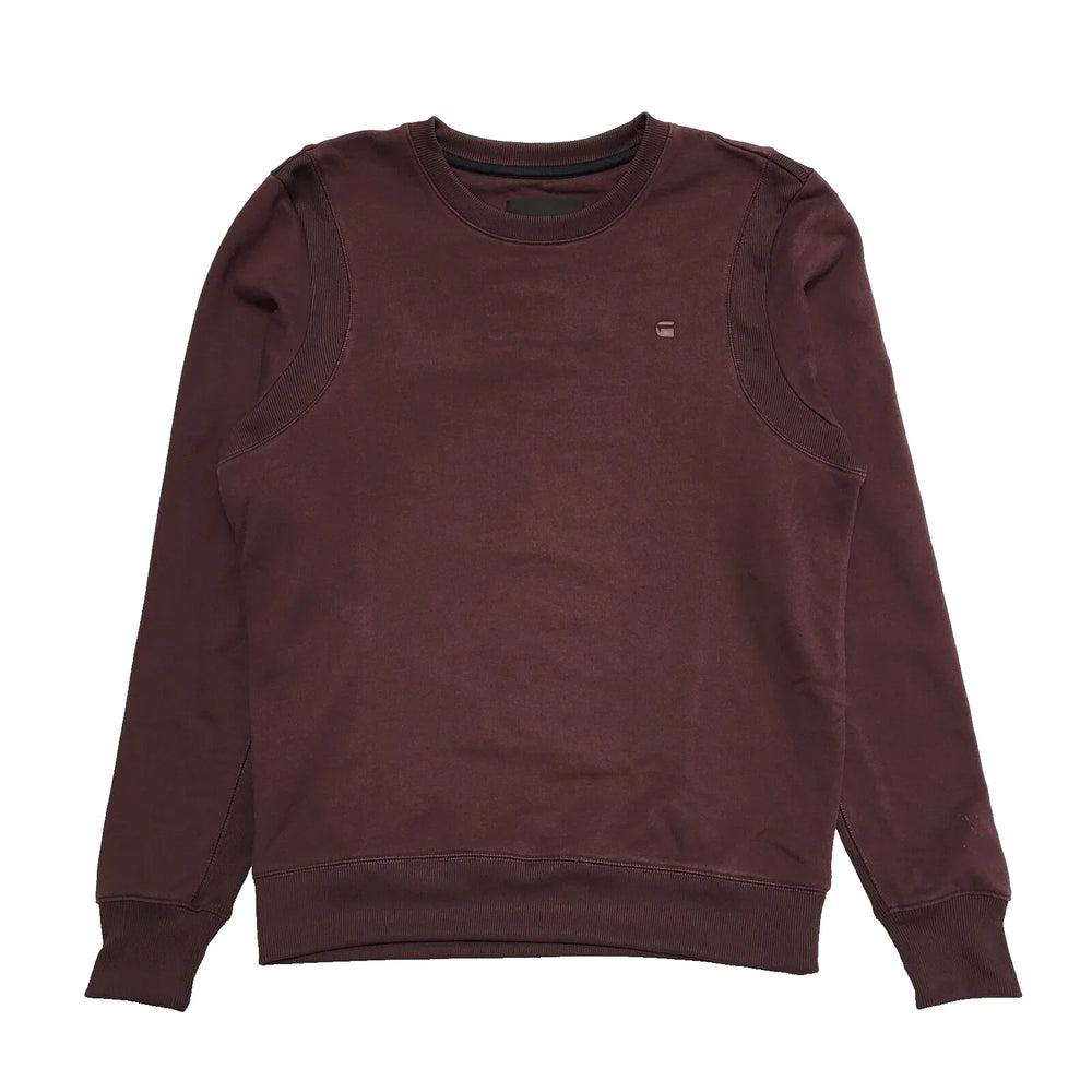 G-Star Burgundy Long Sleeve Crew Neck Casual Sweatshirt UK Men's Large K17