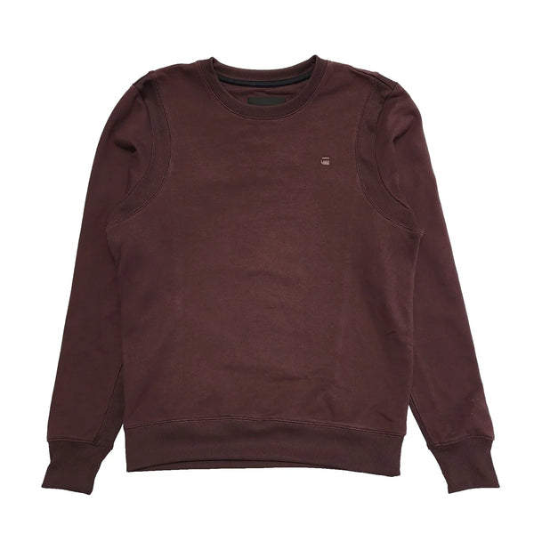 G-Star Burgundy Long Sleeve Crew Neck Casual Sweatshirt UK Men's Large K17