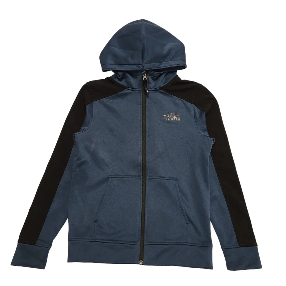 The North Face Blue Zip Tracksuit Top Uk Youth L age 12-14 K533