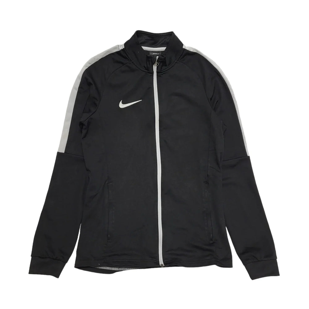 Nike Dri-Fit Black White Trim Zipped Tracksuit Top uk Men's Small H632