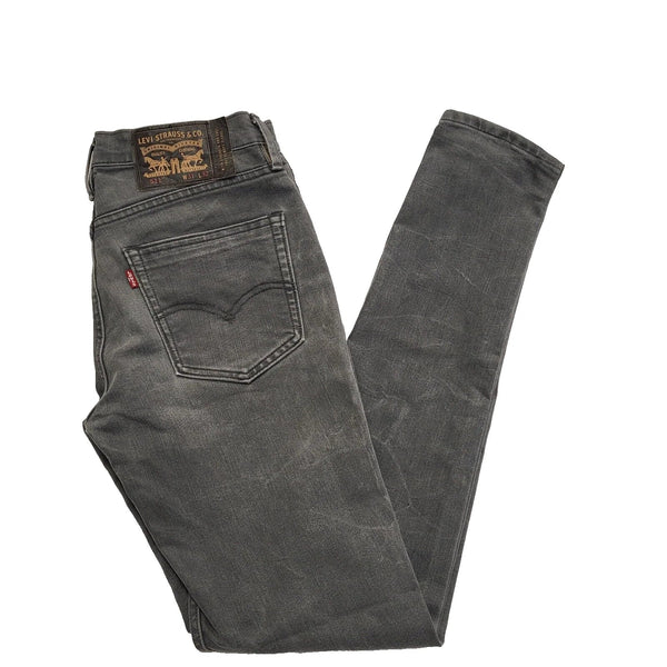 Levi's 511 Faded Grey Skinny Leg Zip Fly Denim Jeans UK Men's S W31 L33 K436