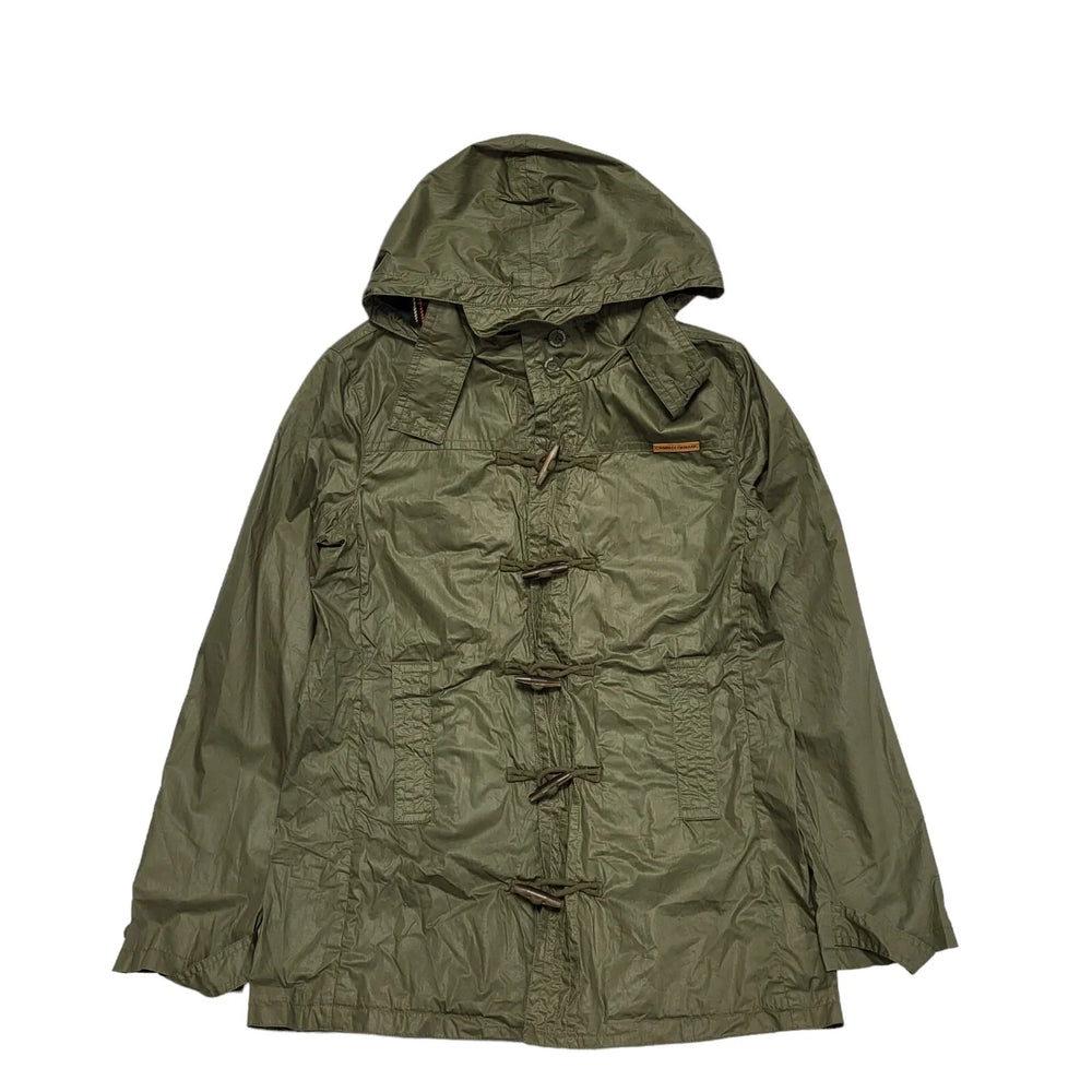 Criminal Damage Green Button Hooded Jacket Uk Men's Large BB327