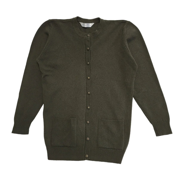 Marks & Spencer 90's Green Button Up Cardigan Womens UK Size 12