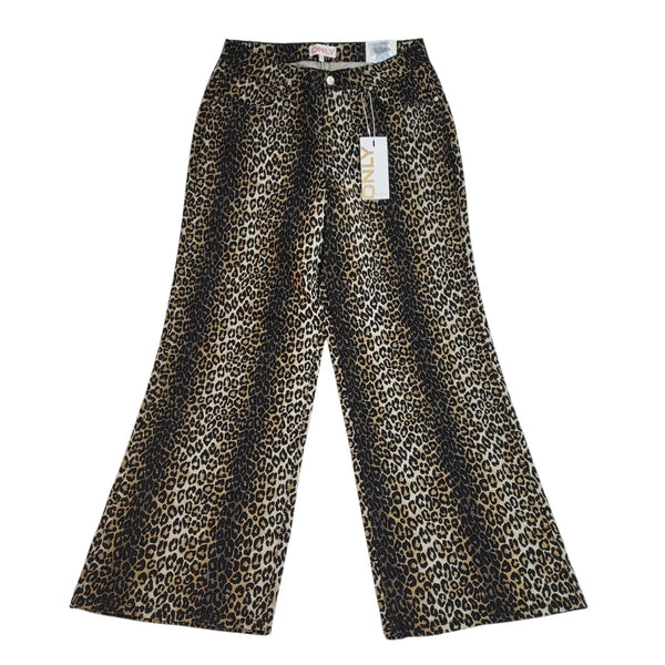 Only Dress Trousers Brown Madison Wide Leg Uk Women's XL 14 W32 L30 Bnwt