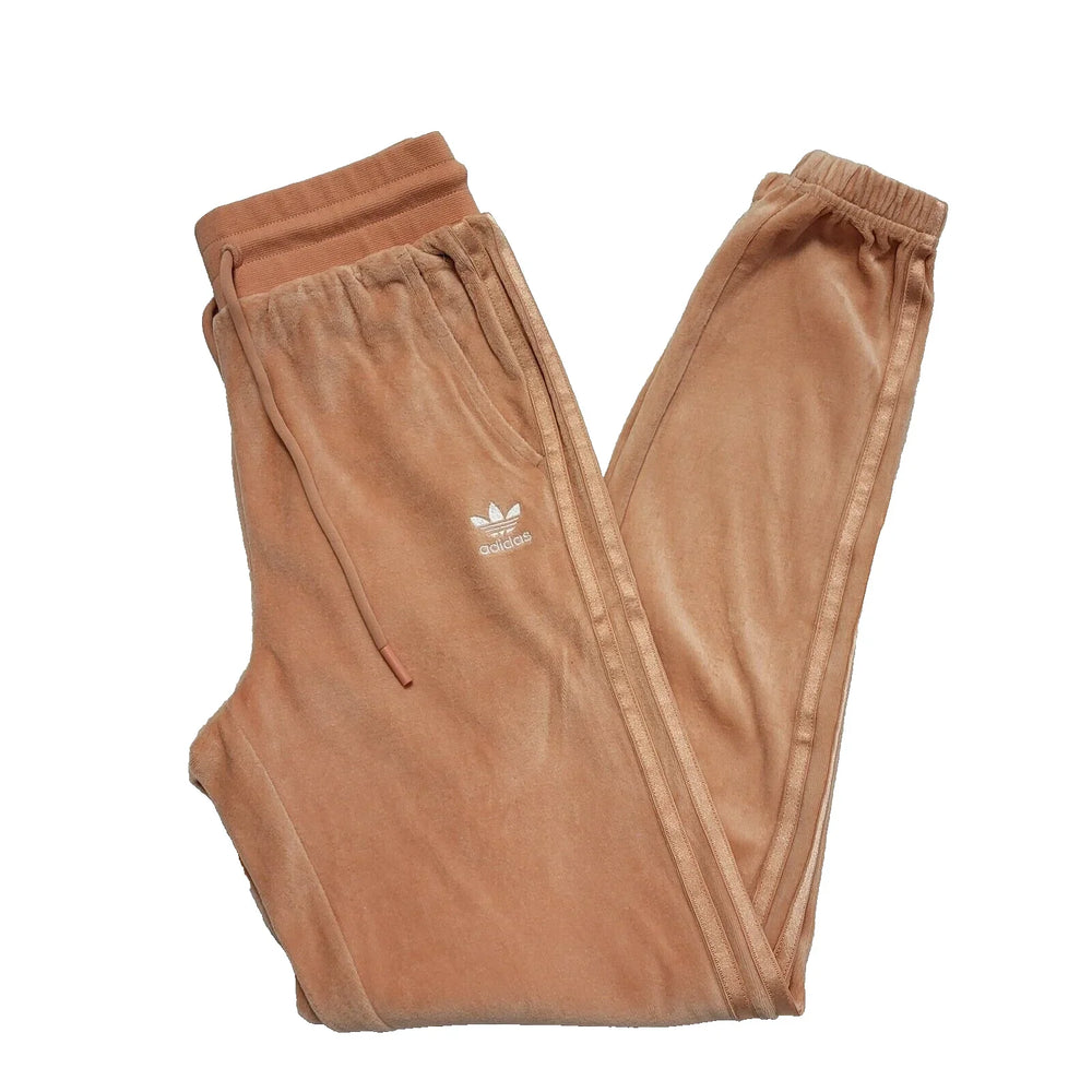 Adidas Skinny Tracksuit Bottoms Peach Drawstring Uk Women's XS W24 L28 L201