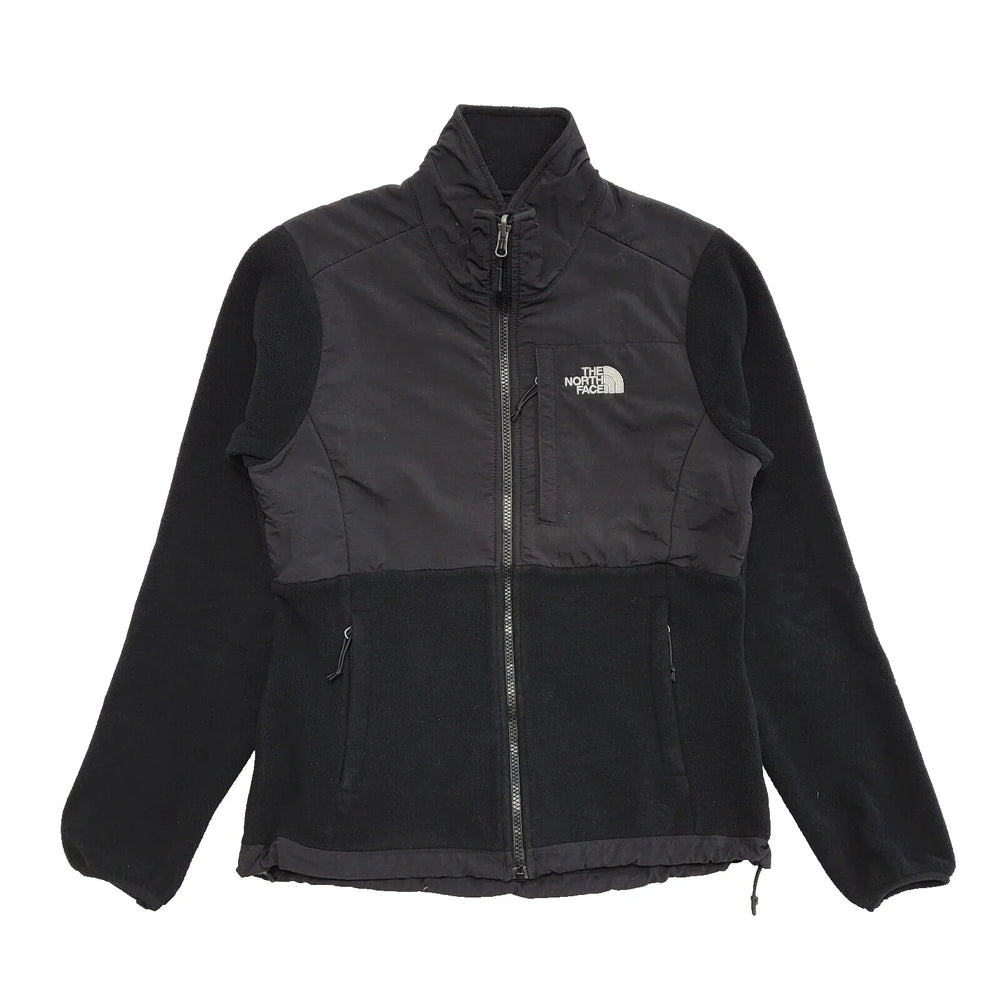 The North Face Black Zipped Fleece Jacket uk Women's Small L665