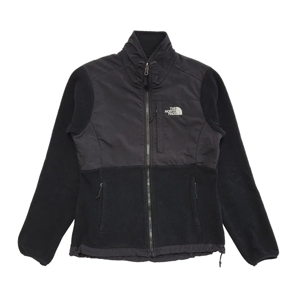 The North Face Black Zipped Fleece Jacket uk Women's Small L665