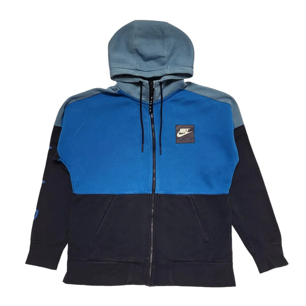 Nike Navy Blue Zip Casual Sweatshirt Hoodie Men's uk Medium H625