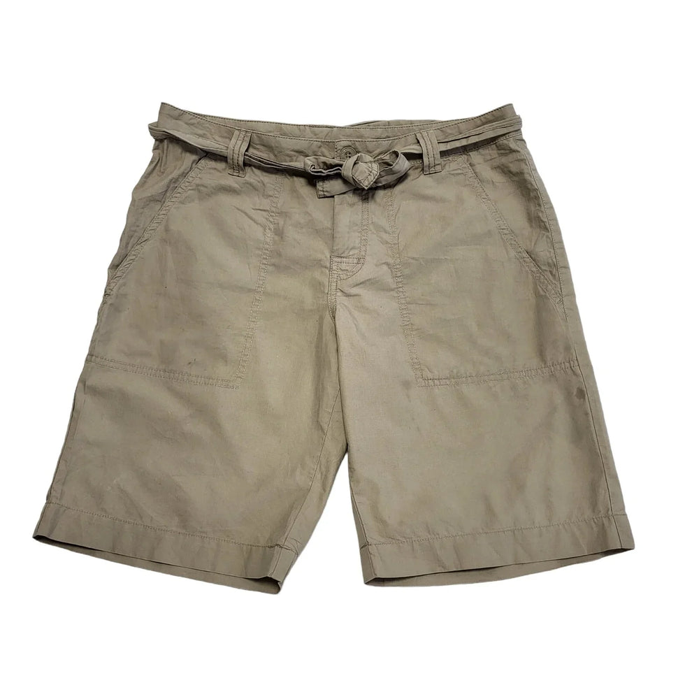 The North Face Beige Cotton Cargo Shorts uk Women's 8 W26 L554