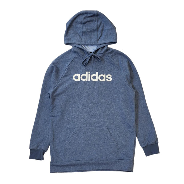 Adidas Blue Drawstring L/Sleeve Sweatshirt Hoodie Women's uk xS eu 34 H504