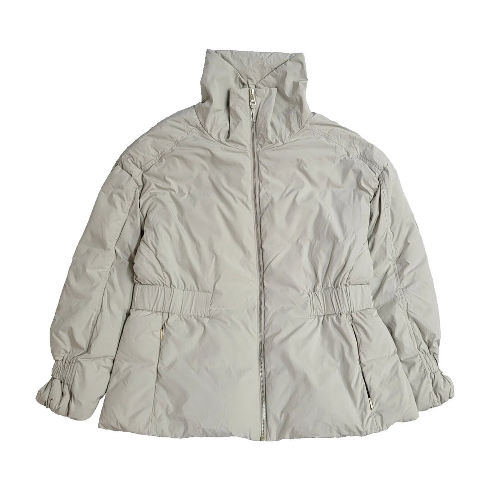 Ted Baker White Zipped Quilted Jacket UK Women's 14 EE470