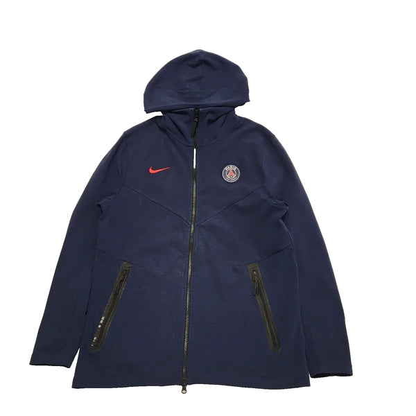 Nike Navy Blue Zipped Paris SG Sweatshirt Hoodie UK Men's L K797