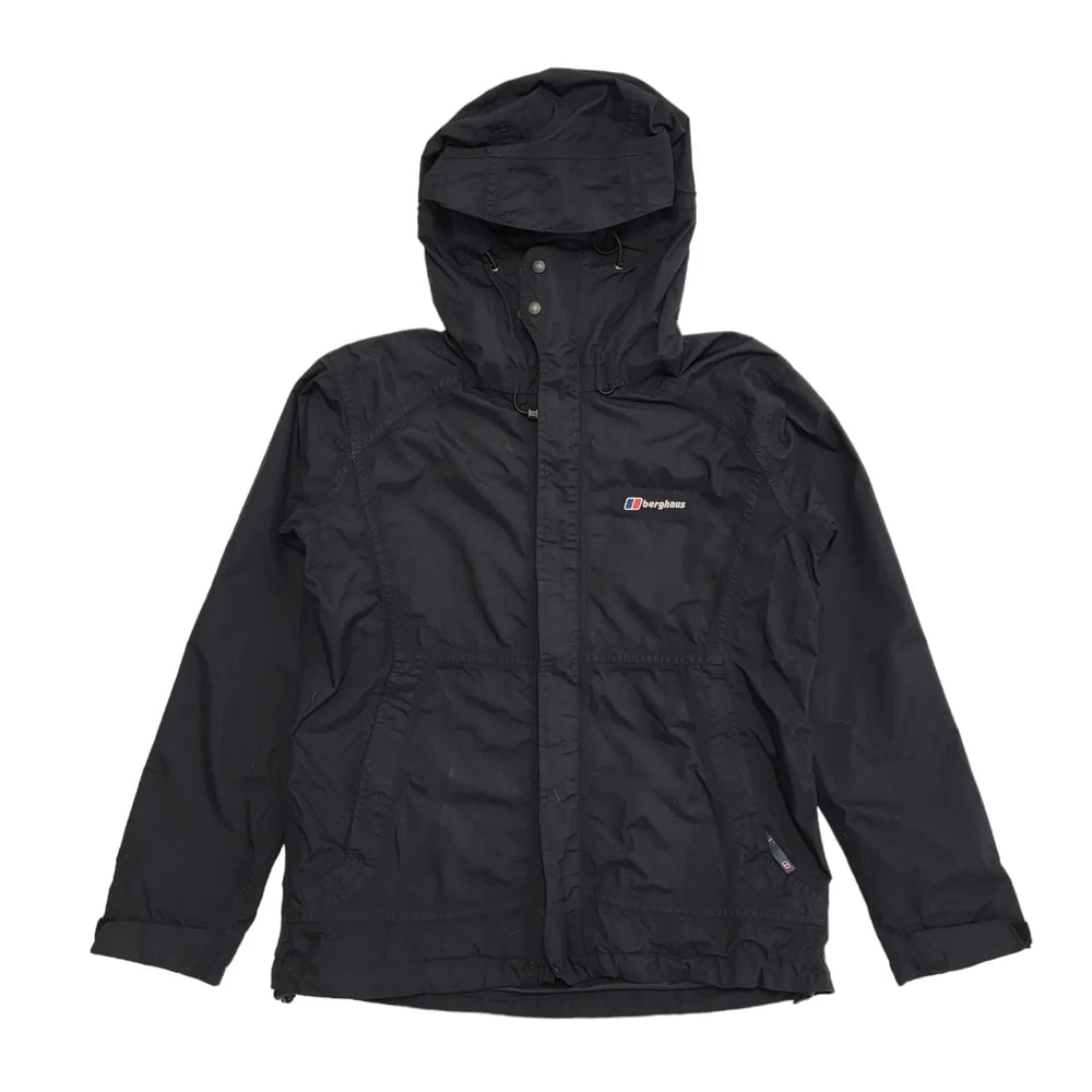 Berghaus Black Vintage Y2K Full Zip Hooded Jacket Uk Women's Size L12