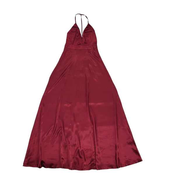 Twin Sister Red Halter Neck Evening Dress UK Women's 10 Bnwt BB766