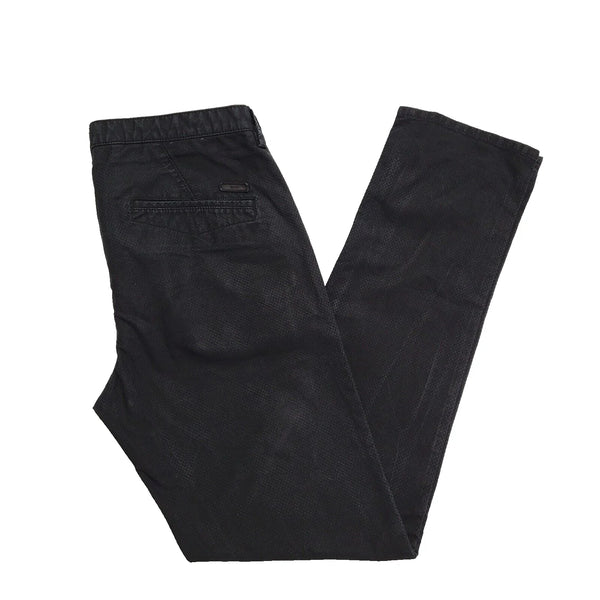 Hugo Boss Black Straight Cotton Zip Fly Dress Trousers UK Men's M W32 L32 K121