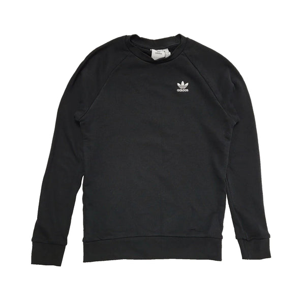 Adidas Black Long Sleeve Crew Neck Sports Sweatshirt Uk Women's Size XS K683