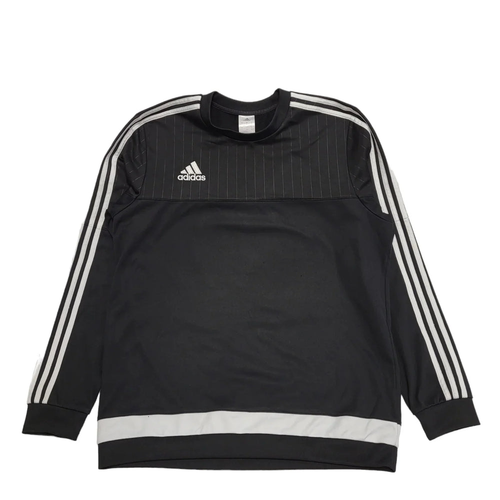 Adidas Black Long Sleeve Crew Neck Sports Top Men's UK L EU 54 H564