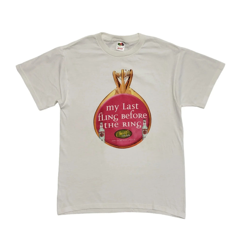 Fruit Of The Loom Vintage 80s White Short Sleeve T-Shirt Uk Men's Medium