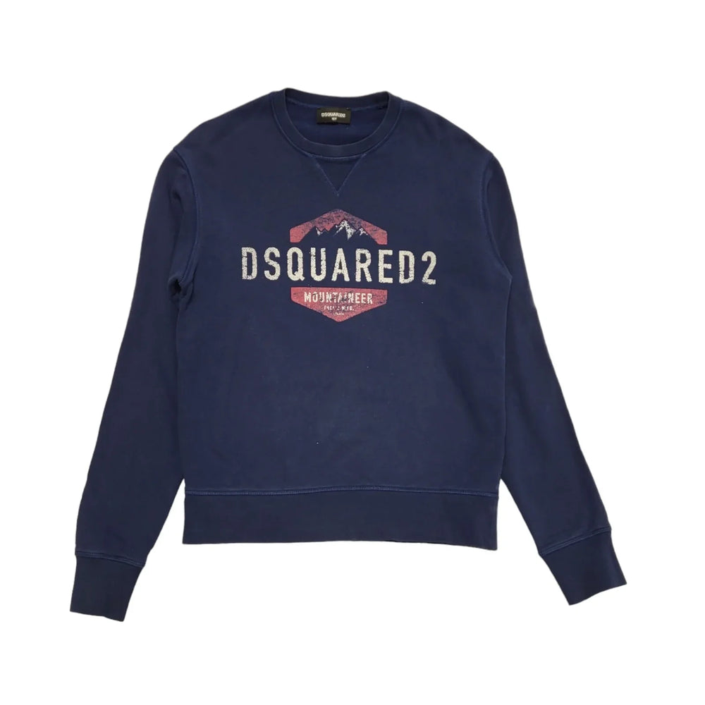 Dsquared2 Mountaineer Blue Long Sleeve Sweatshirt Boy's Age 16